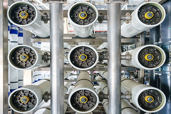 Water Reusing System-Section01_Water Treatment_RO membrane stacks